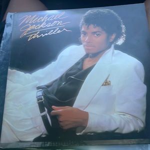 Rare misprinted Michael Jackson thriller vinyl